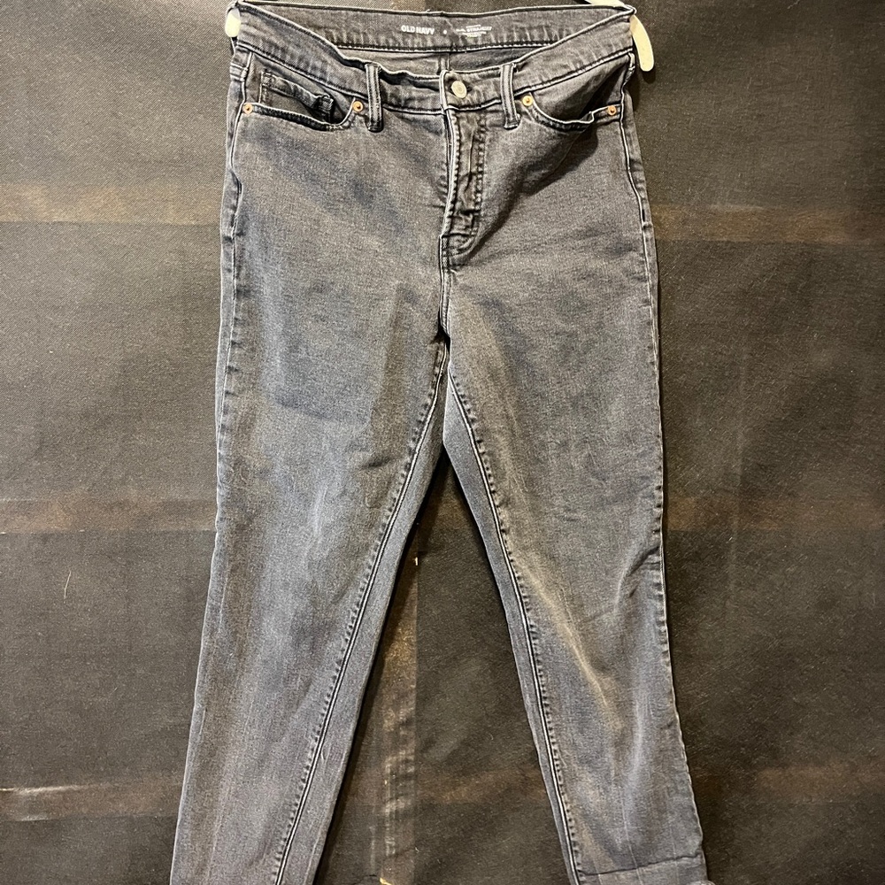 Old Navy Charcoal Straight-Leg Jeans
